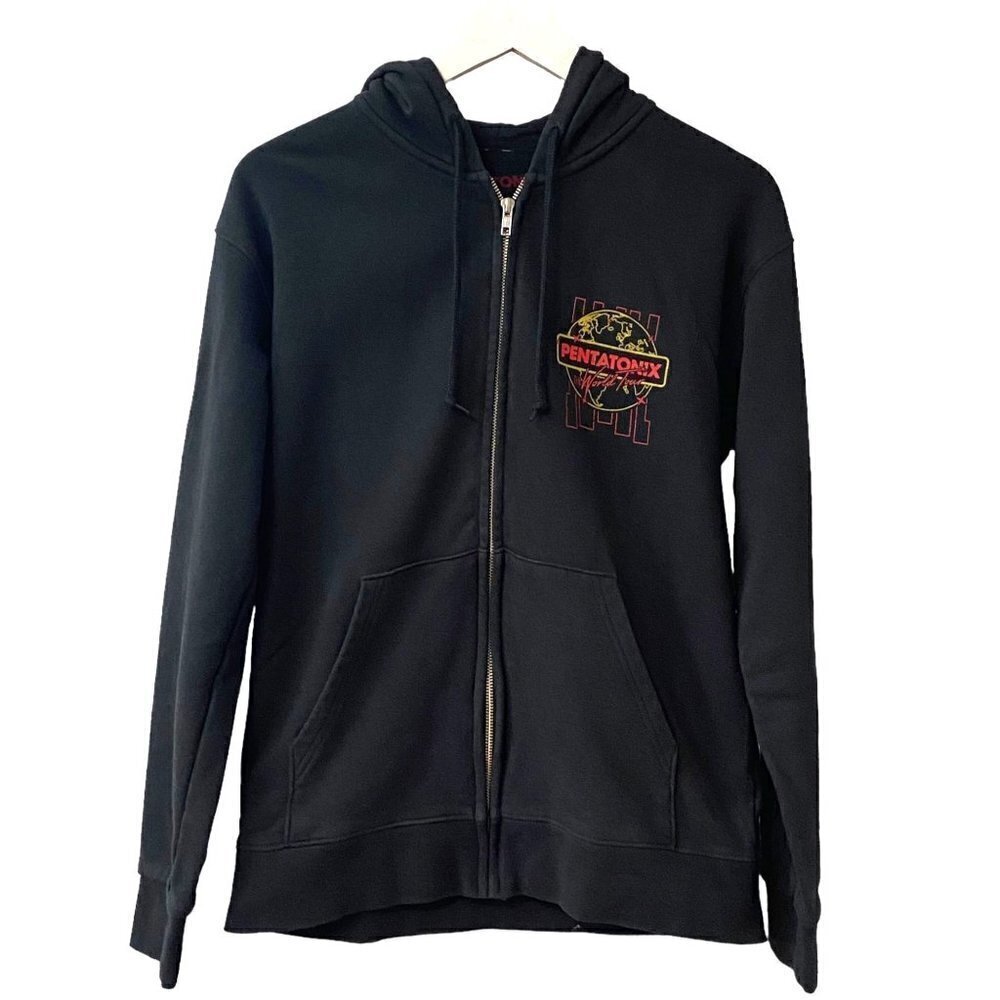 Pentatonix Zip Hoodie M/L Black Graphic Sweatshirt Music World Tour